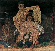 Egon Schiele The Familly (mk12) Spain oil painting reproduction